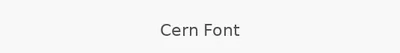 Cern Font