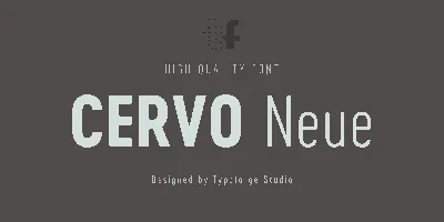 Cervo Neue Font