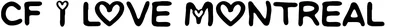 Cf I Love Montreal Font