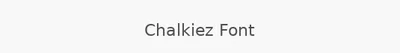Chalkiez Font