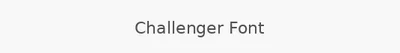 Challenger Font