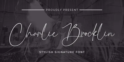 Charlie Brocklin Font