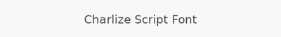 Charlize Script Font