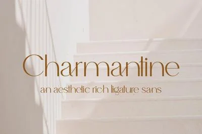 Charmantine A Rich Ligatured Sans Font