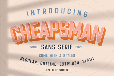 Cheapsman Sans Serif Display Free Download