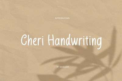 Cheri Handwriting Free Download