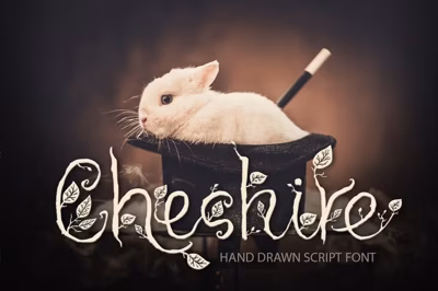 Cheshire. Magic script font. Free Download