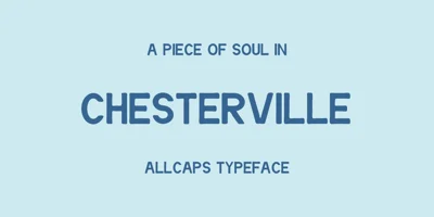Chesterville Font