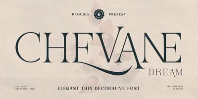 Chevane Dream Font