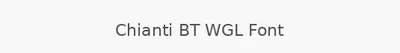 Chianti BT WGL Font
