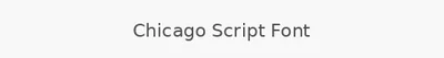 Chicago Script Font