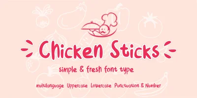 Chicken Sticks Font
