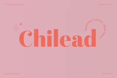 Chilead — Classic Sans Serif Font