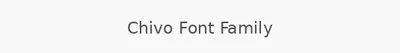 Chivo Font Family