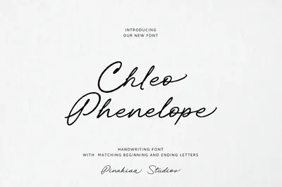 Chleo Phenelope Handwriting Free Download