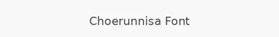 Choerunnisa Font