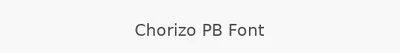 Chorizo PB Font