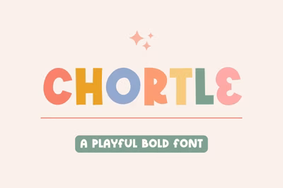 Chortle Bold Cute Font Free Download