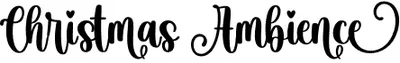 Christmas Ambience Font