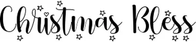 Christmas Bless Font