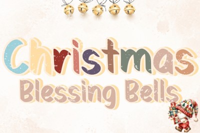 Christmas Blessing Bells - Handwritt Font