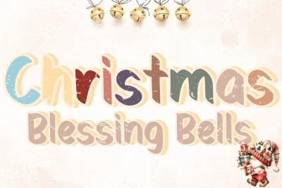 Christmas Blessing Bells - Handwritt Font
