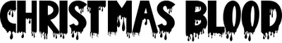 Christmas Blood Font
