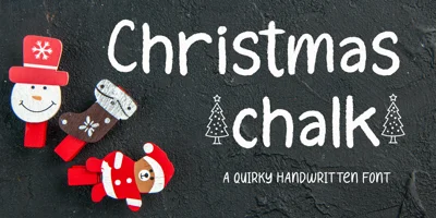 Christmas Chalk Font