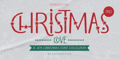 Christmas Cove Font