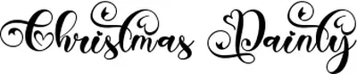 Christmas Dainty Font