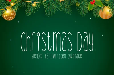 Christmas Day Typeface