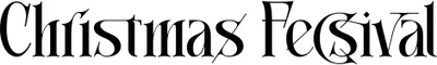 Christmas Fecsival Font