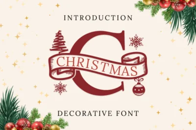 Christmas Christmas Font Font