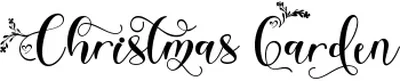 Christmas Garden Font