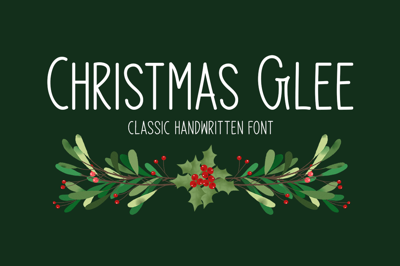 Christmas Glee Typeface Free Download