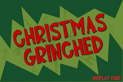 Christmas Grinched Font