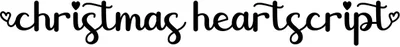 Christmas Heartscript Font