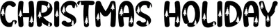 Christmas Holiday 8 Font