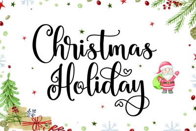 Christmas Holiday Font