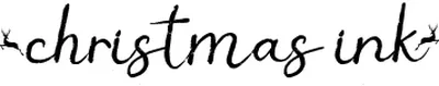 Christmas Ink Font