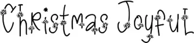 Christmas Joyful Font