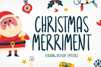 Christmas Merriment Typeface