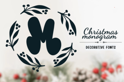 Christmas Monogram Font