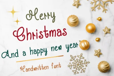 Christmas New Year Font