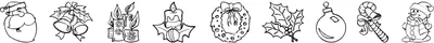 Christmas Ornaments Font