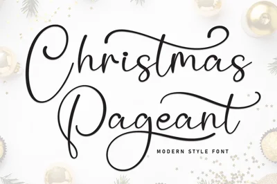 Christmas Pageant | Script Font