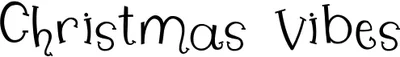Christmas Vibes Font
