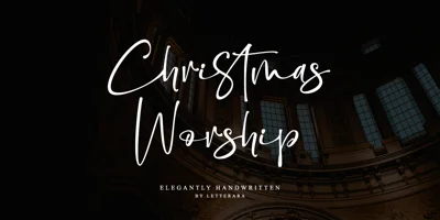 Christmas Worship Font