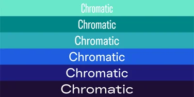 Chromatic Font