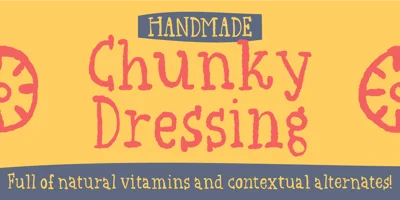 Chunky Dressing Font